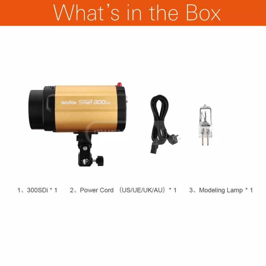 Thumbnail: GODOX 300W 300SDI Pro Photography flash / იმპულსური ფოტო გან