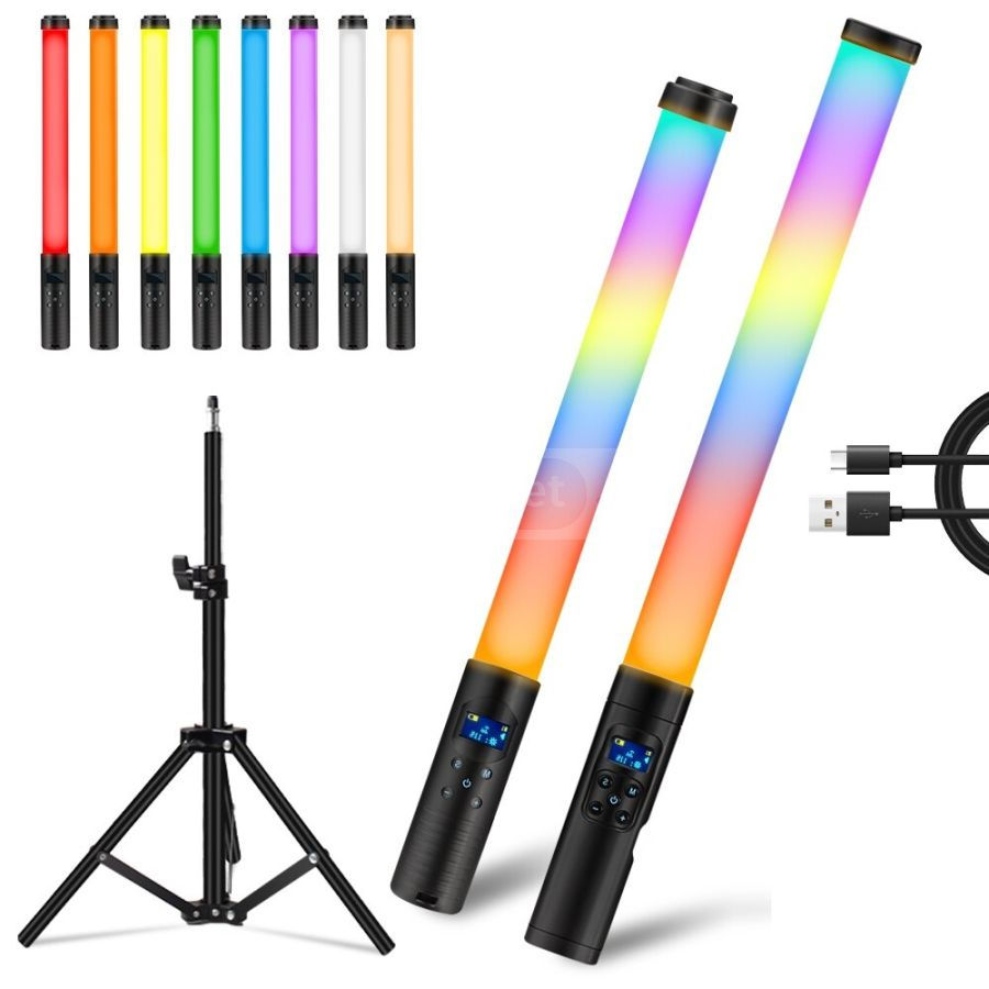 Thumbnail: photo / video stick light RGB / ფოტო ვიდეო განათება RGB