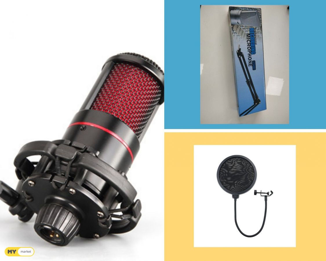 hyper-800 Green Audio Microphone Professional Studio Condens