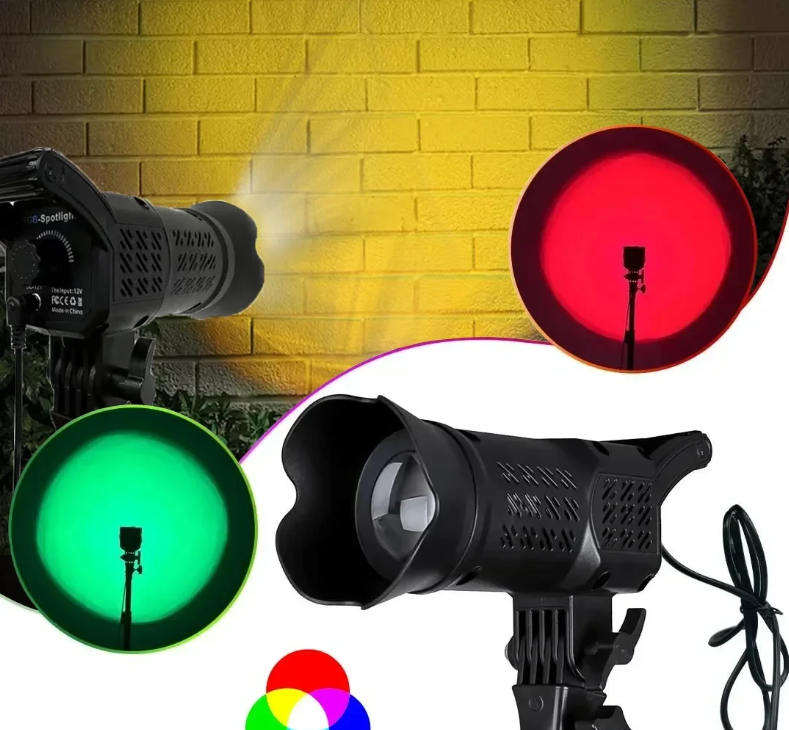 Thumbnail: RGB spot light / RGB ფონის განათება
