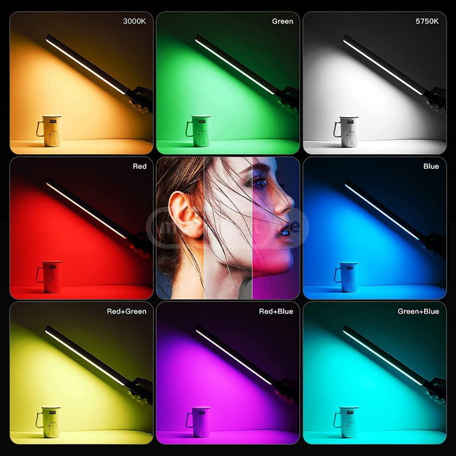 Thumbnail: photo / video stick light RGB / ფოტო ვიდეო განათება RGB