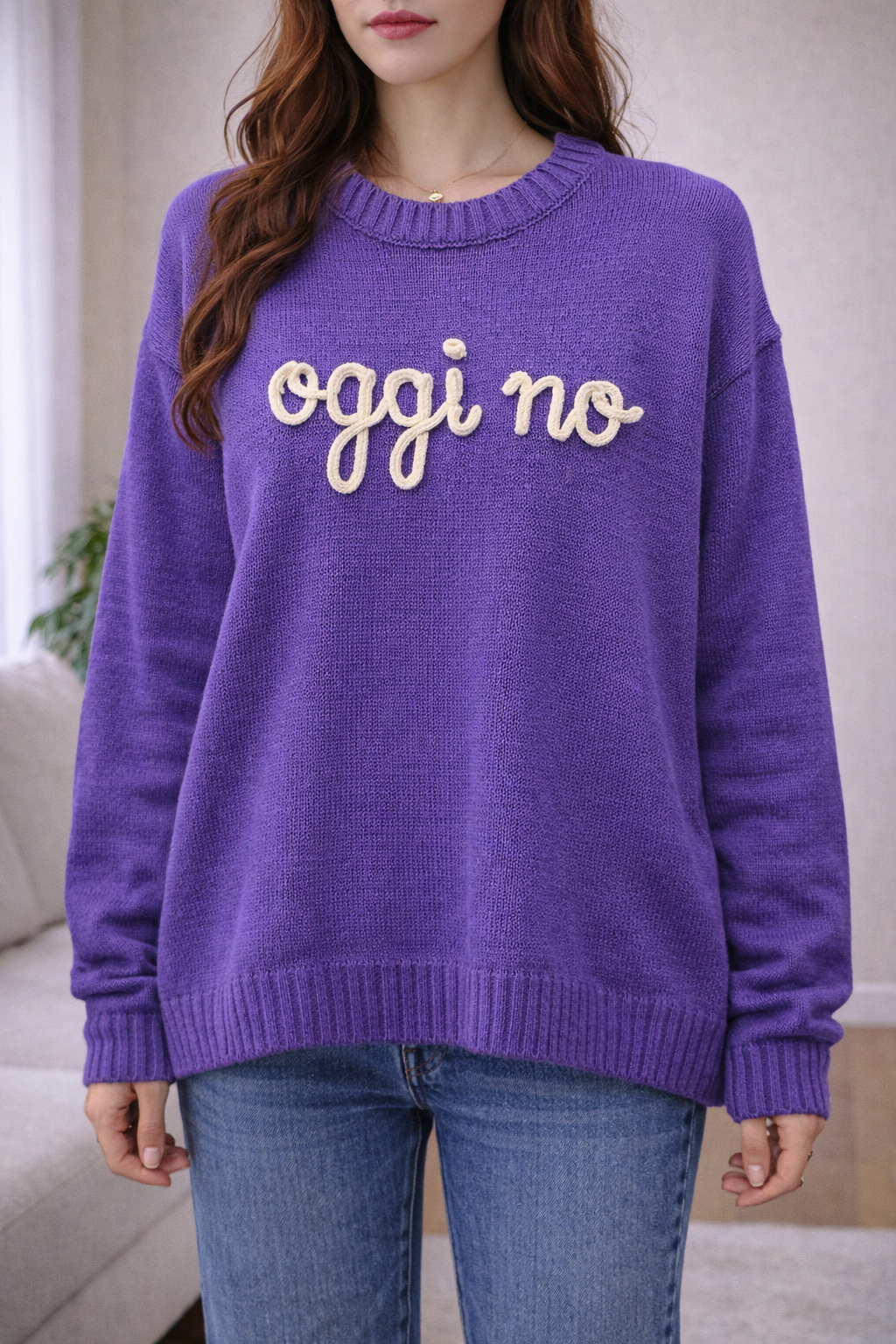 Maglione "oggi no"