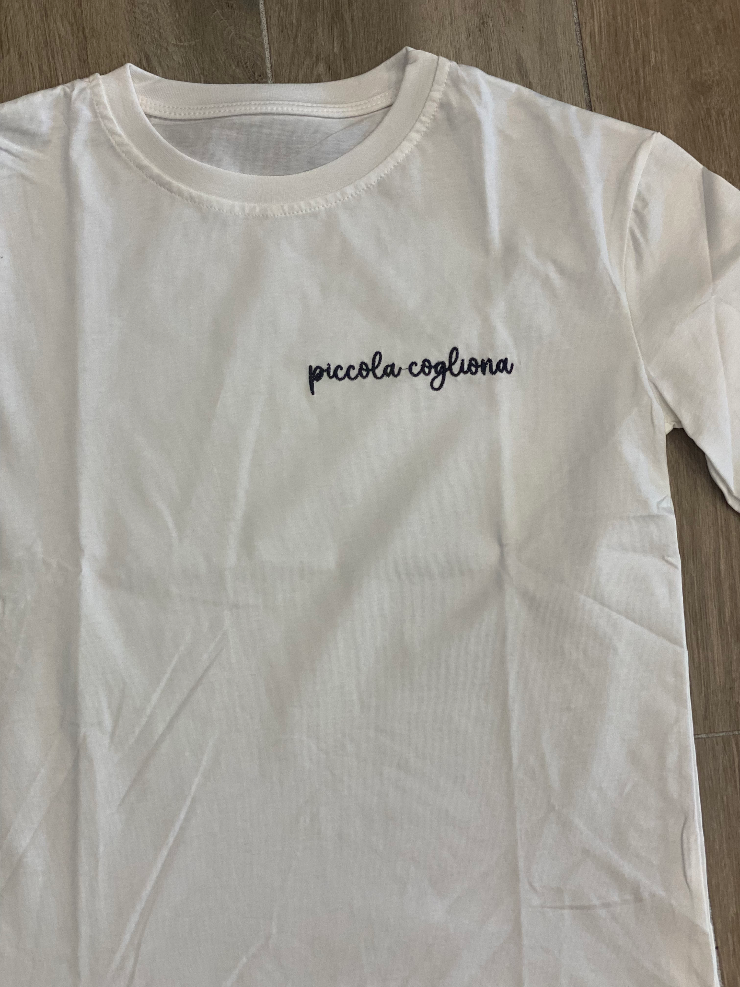 T-shirt “piccola cogliona”