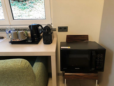 All rooms have coffe machine, kettle and microwave oven, Bour, Luxembourg