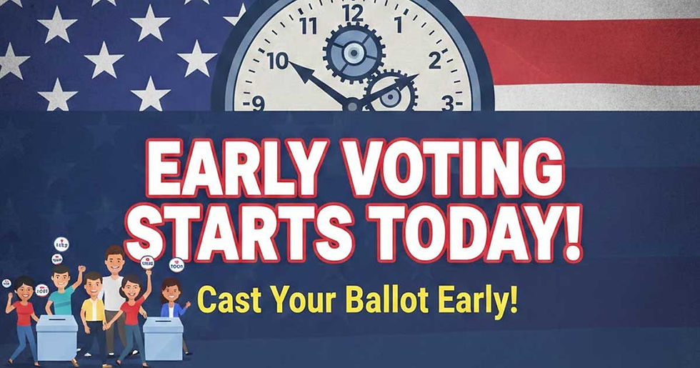 Early Voting Begins
