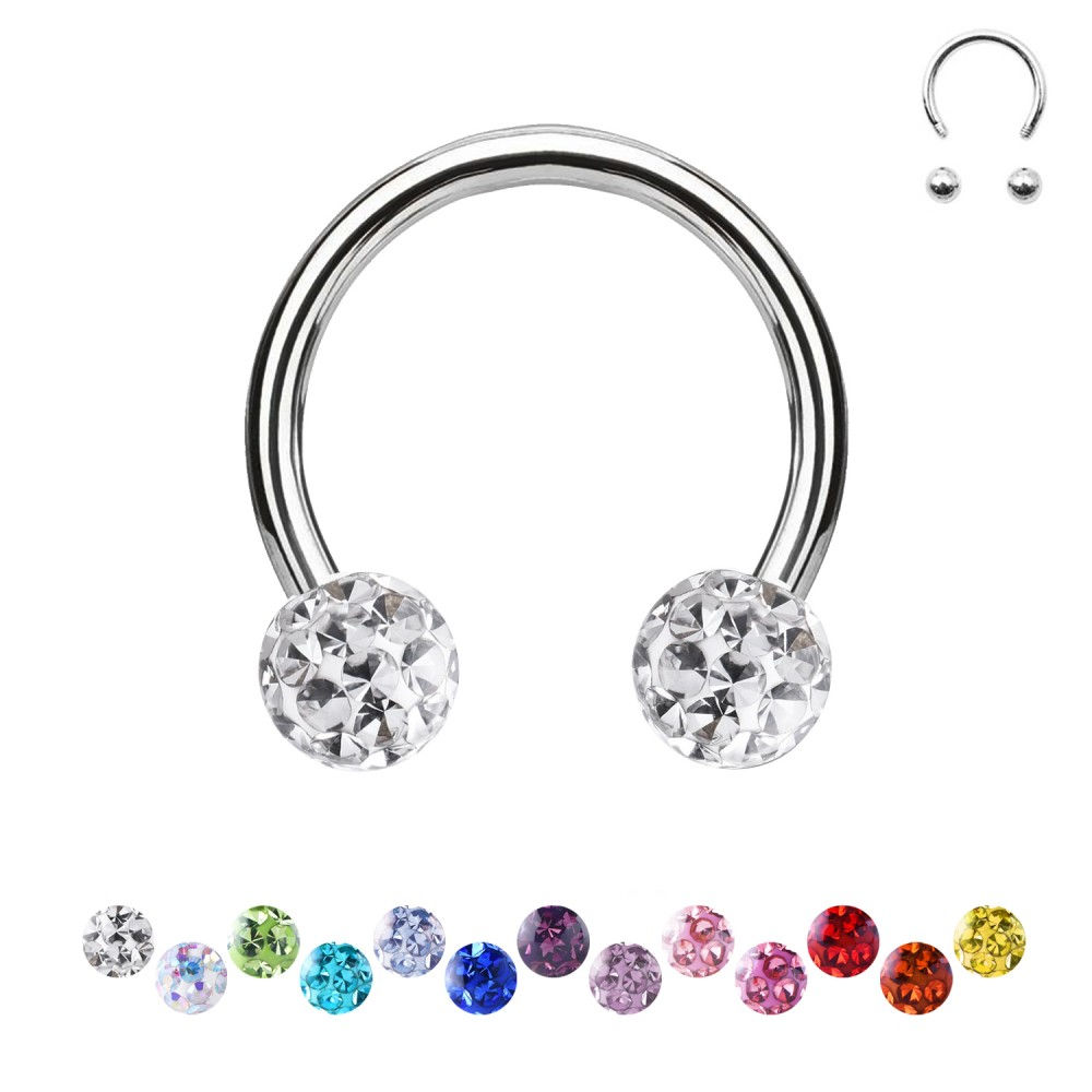 Ferro di cavallo con Pallina in Resina