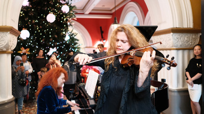 Violinist Marija Stojakovic and pianist Elen Rapoport