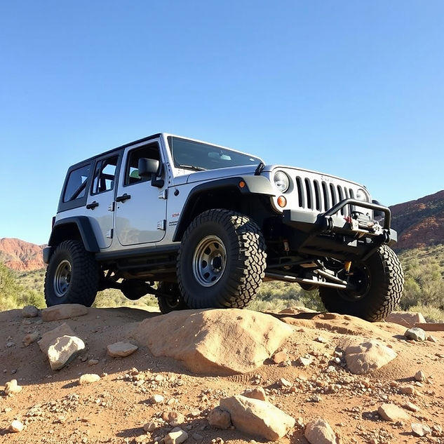 built jeep rock crawling with a broken tie rod.jpg