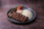 Beef Lule Kebob Plate