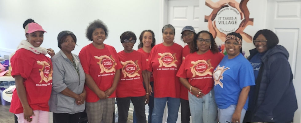 HAPPY 4TH ANNIVERSARY IT TAKES A VILLAGE COMMUNITY OUTREATH AND ADVOCACY