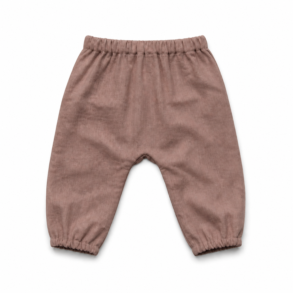Miniature : Pantalons Augustine en lin pour bébé fille — plusieurs couleurs disponibles