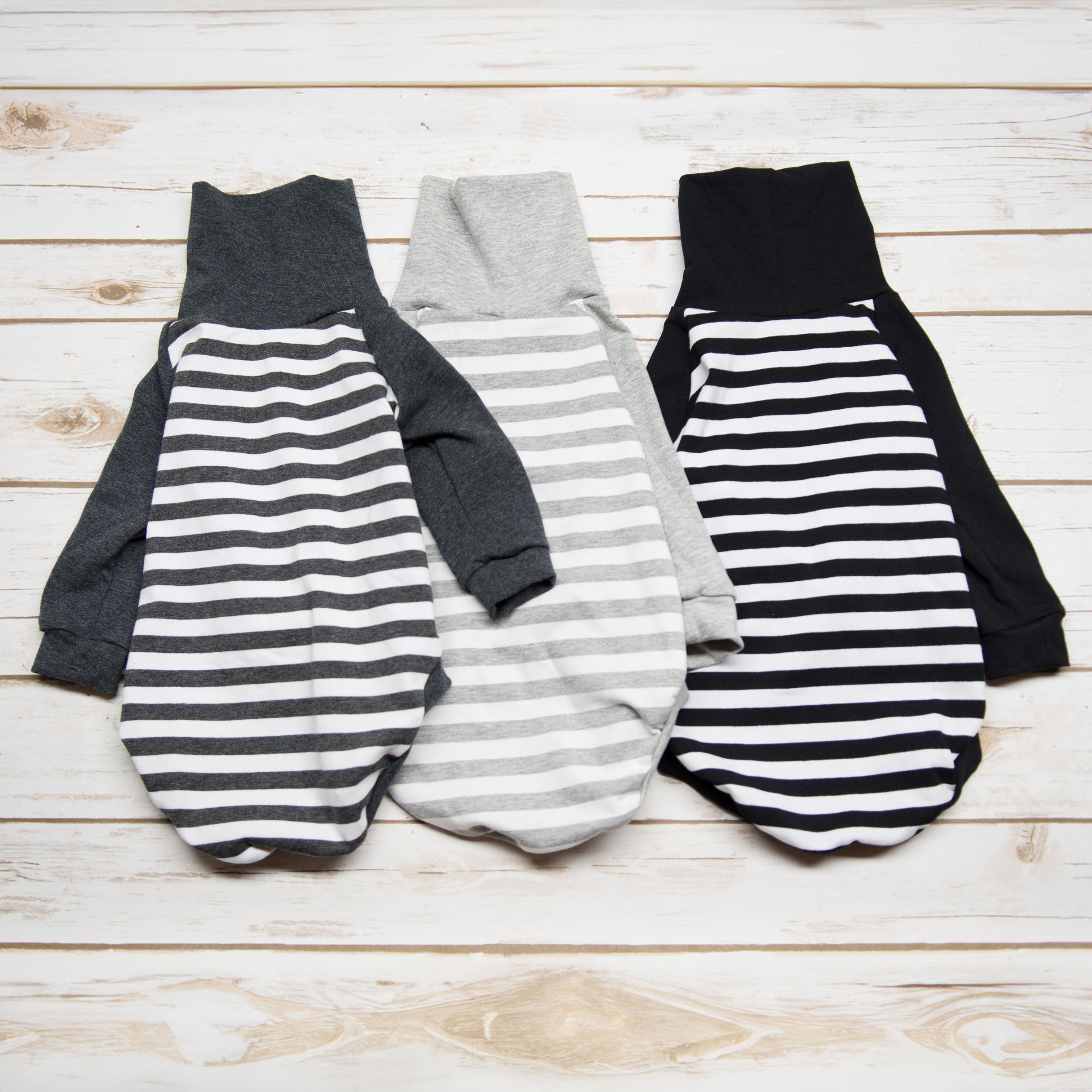 Chandail ligné avec /sans capuchon pour lévrier, whippet ou autres chiens