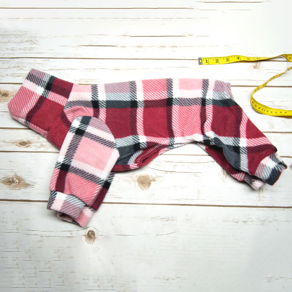 Thumbnail: Fleece pajamas for IGGY, WHIPPET or GREYHOUND)