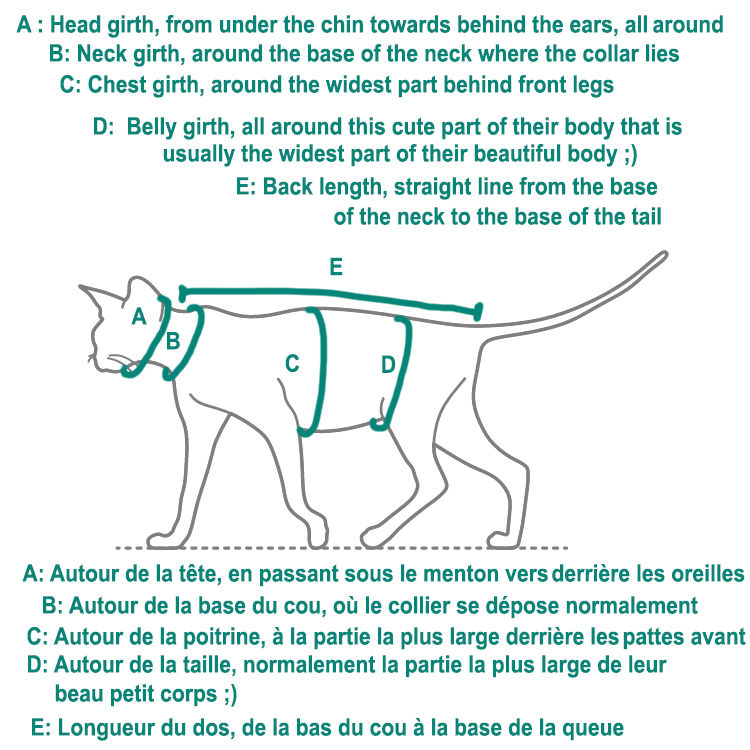 Thumbnail: Animal prints/ animals pajamas for Cats 