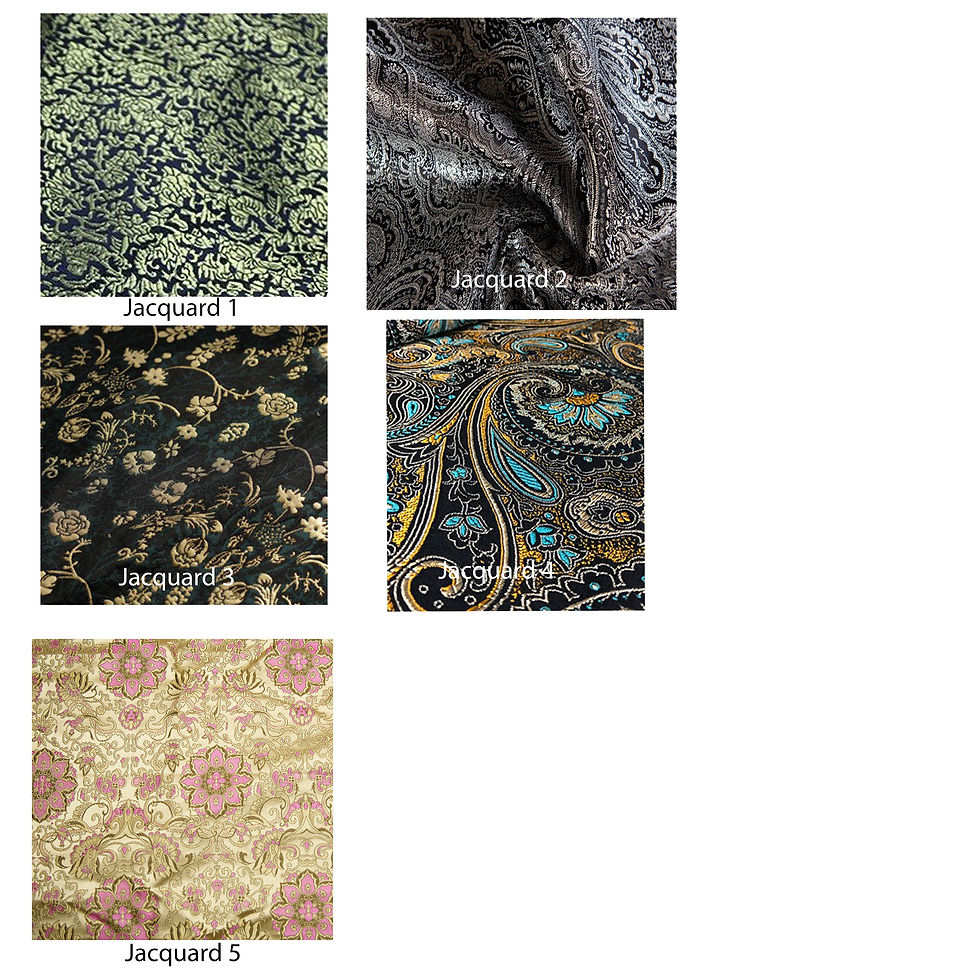 Miniature : Tuxedo en satin ou jacquard (plusieurs choix de couleurs/motifs) pour c