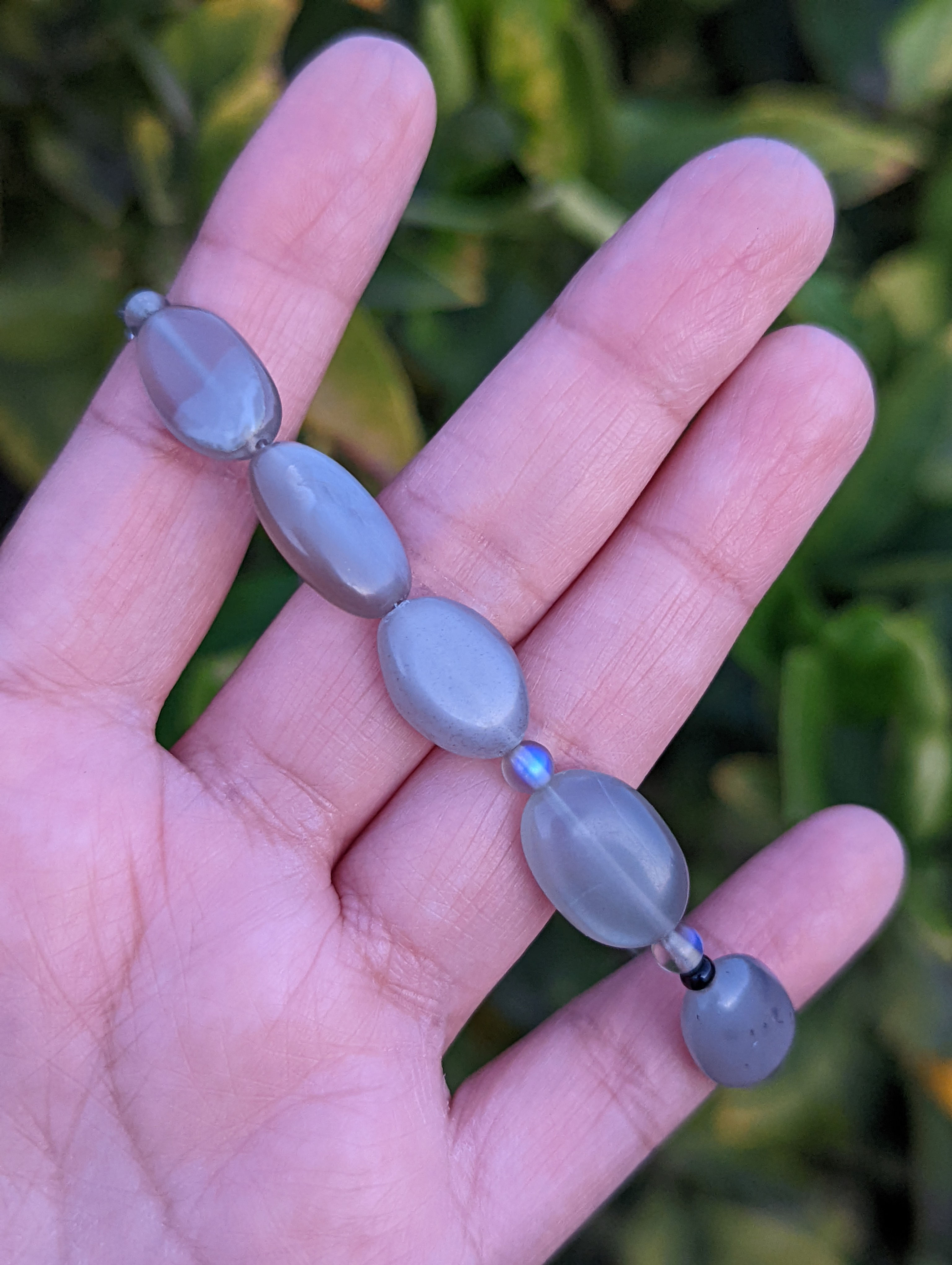 Silver Moonstone Bracelet 