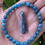 Thumbnail: Blue Apatite Bracelet w/Crystal (8mm)