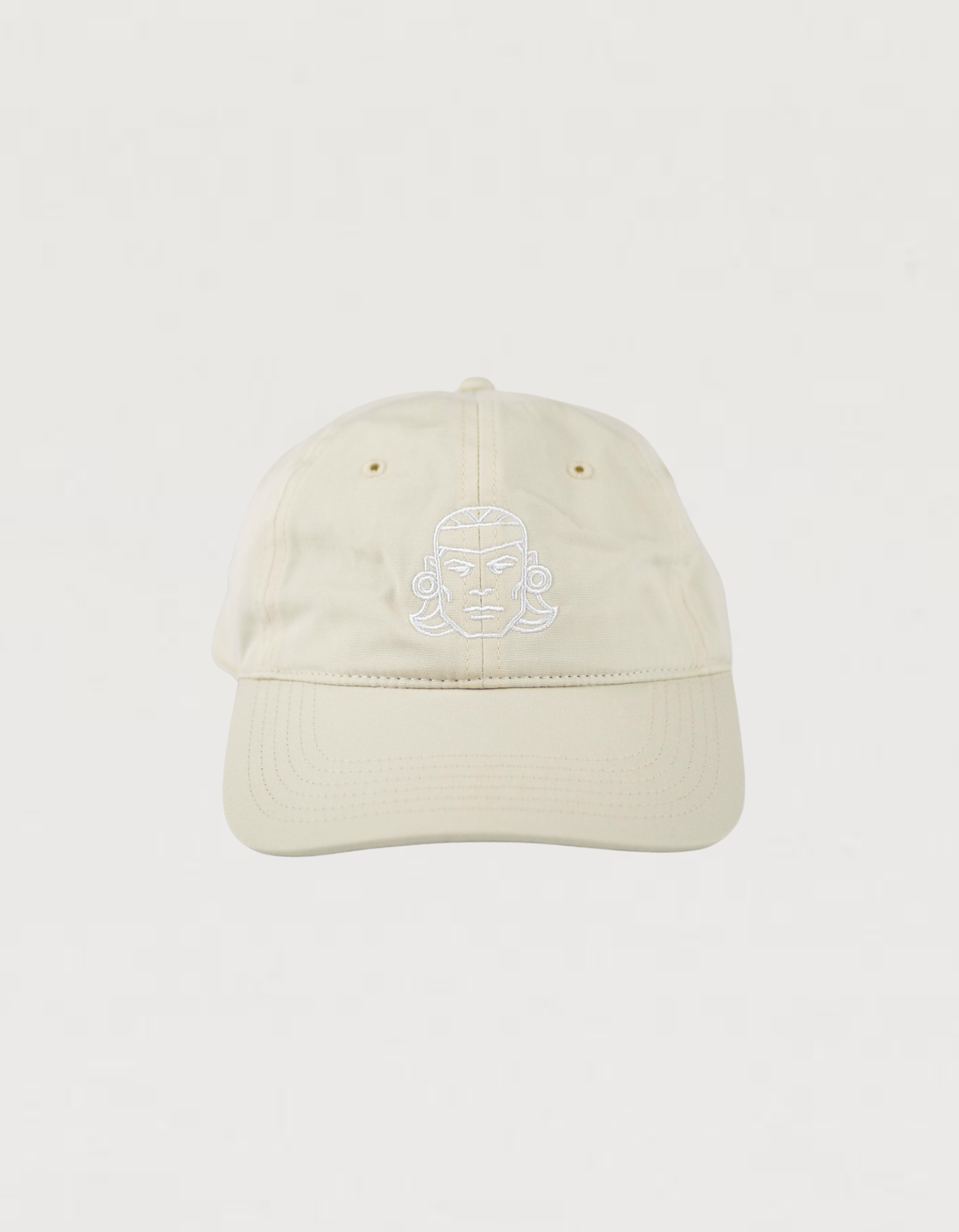 6 Panel Unisex Cap - White