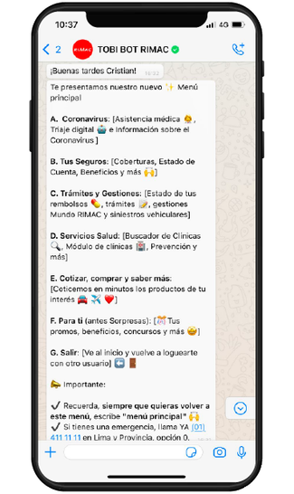 Reporta un siniestro en casa por WhatsApp con TOBI