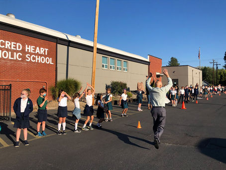 For Sacred Heart’s interim principal, ‘old home week’ is nine months long