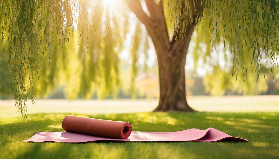 Yoga Under The Willow Tree