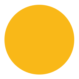 forme ronde et jaune