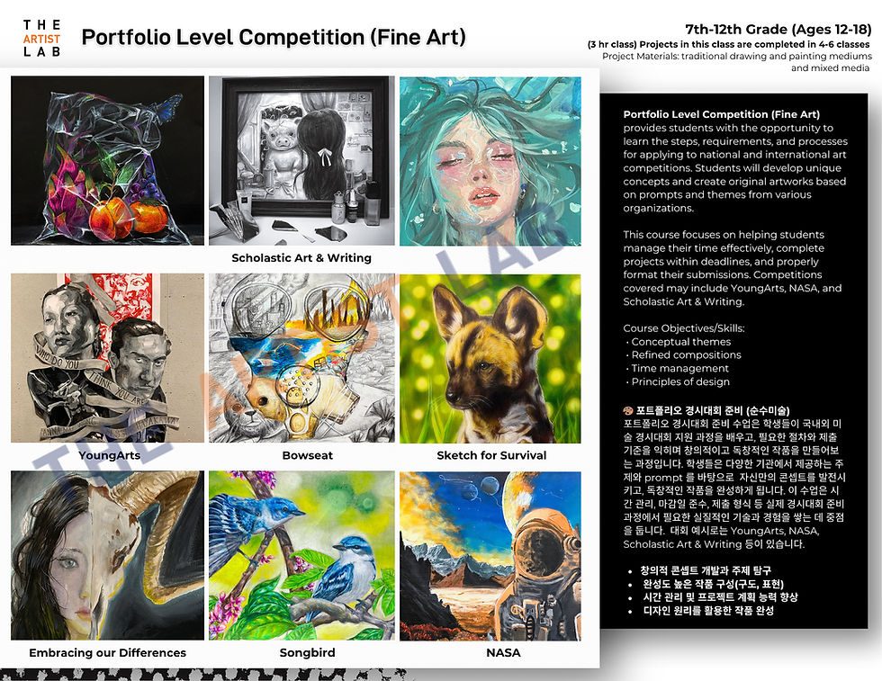 Portfolio Level Competition - Fine Art_e