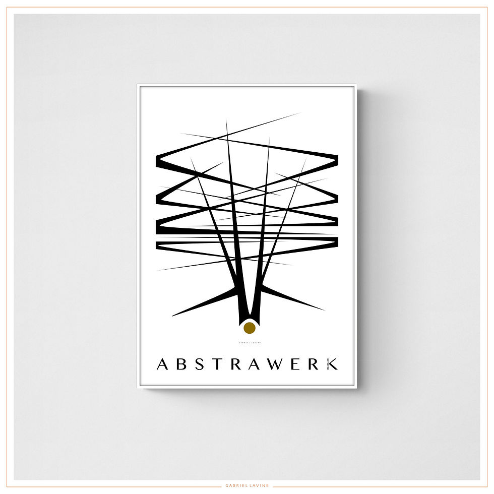 "Abstrawerk P3" · Limited Giclée Poster Edition