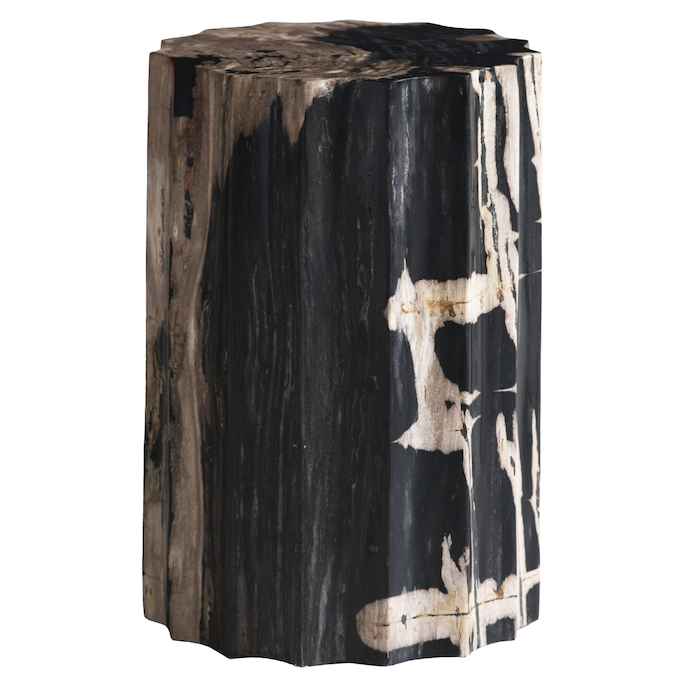 Thumbnail: Petrified Scallop Log Side Table