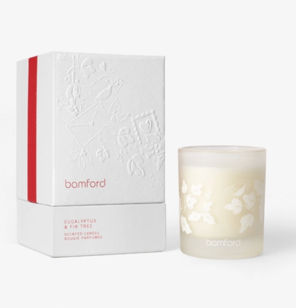 EUCALYPTUS & FIR TREE CHRISTMAS CANDLE 150G