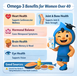 Why Women Over 40 Need Omega-3 More Than Ever