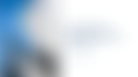 A lone figure stands on sweeping architectural steps between towering glass skyscrapers against a bright blue sky, alongside the title 'The Reality Gap: Why Your Team Dreads the New System' published by Dimensional Community in The SimCorp Review