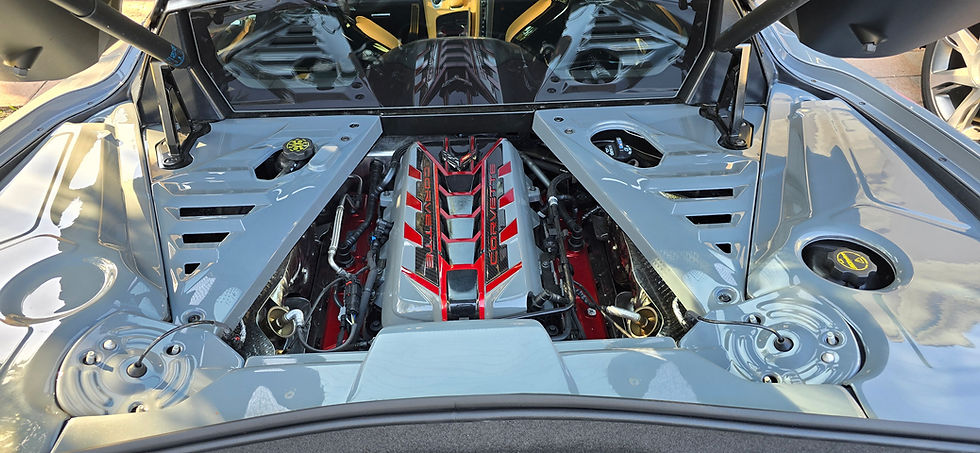 Thumbnail: 2020-26 Corvette C8 and Z06 Rear Engine Bay 3D CUSTOM Filler Panels