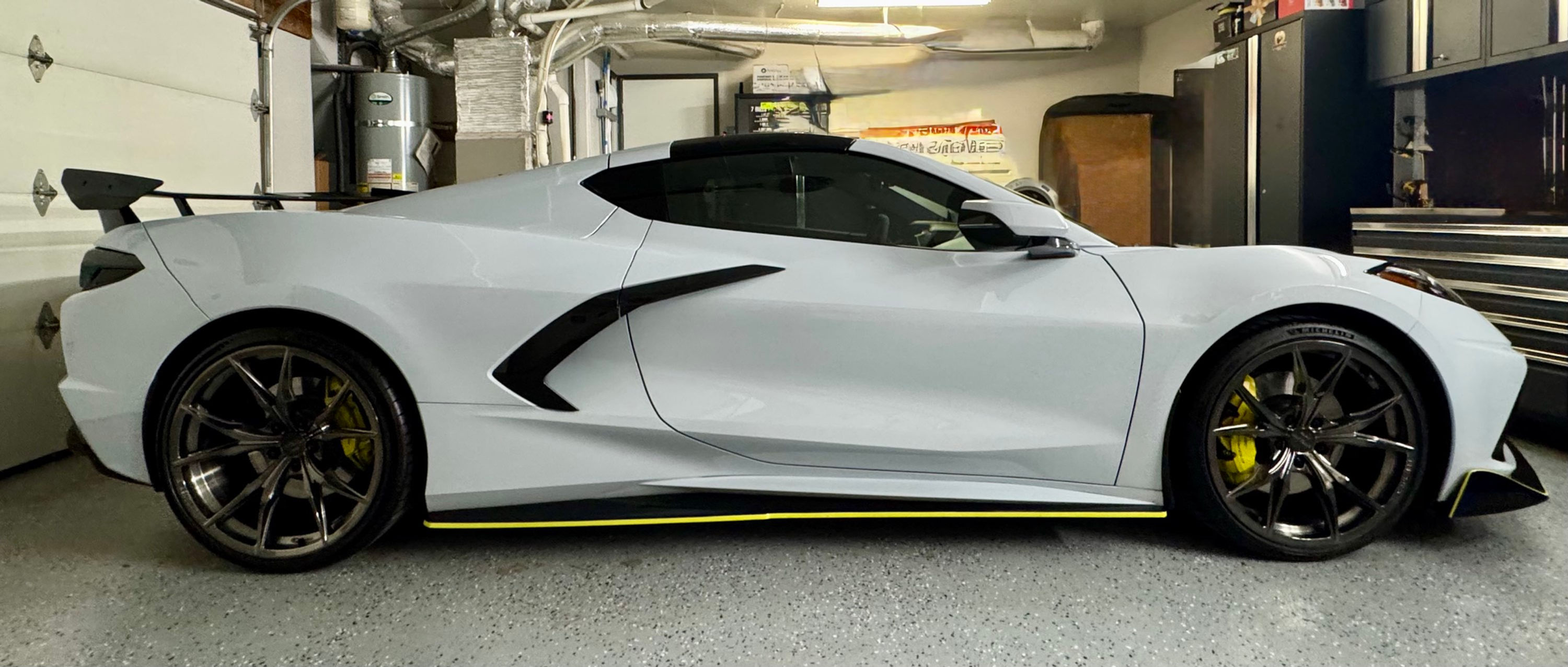 2020-2026 Corvette C8 Side Skirt 1VM ABS version