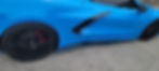 Rapid blue C8 Side Skirts