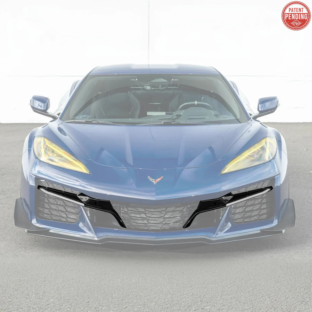 C8 Corvette front bumper with LED lights