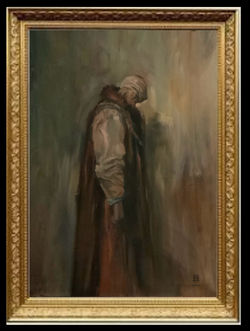 FOR HE HAD GREAT POSSESSIONS OIL ON CANVASS