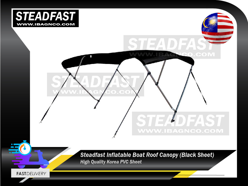 Steadfast Inflatable/KBoat roof canopy - Black Sheet