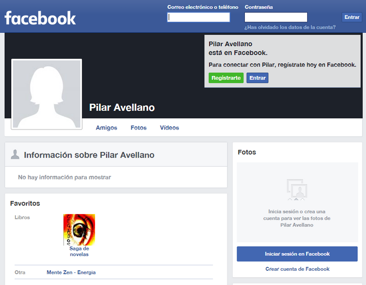 Facebook se resiste a eliminar la cuenta falsa "Pilar Avellano" de Montserrat González de