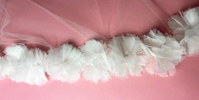 Thumbnail: Liana Flower Border Veil