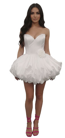 Bubble mini reception dress