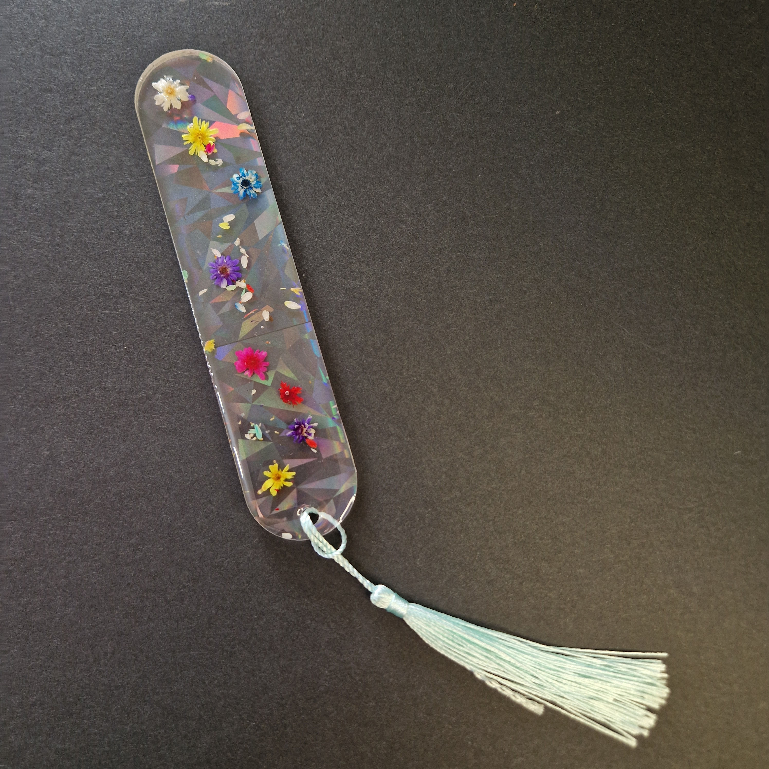Bookmark handmade 'flower'