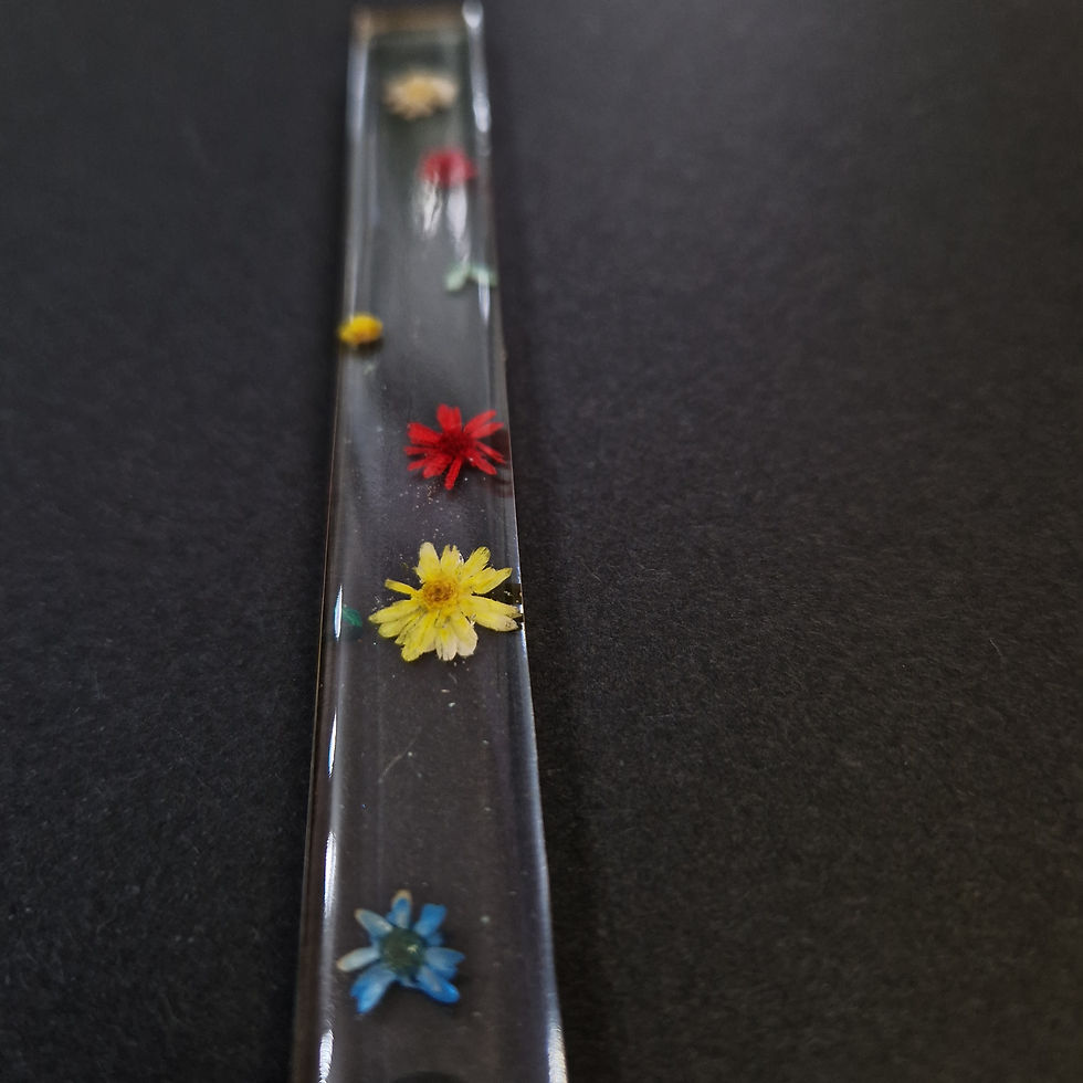 Miniaturbild: Lesezeichen handgefertigt 'Blume'