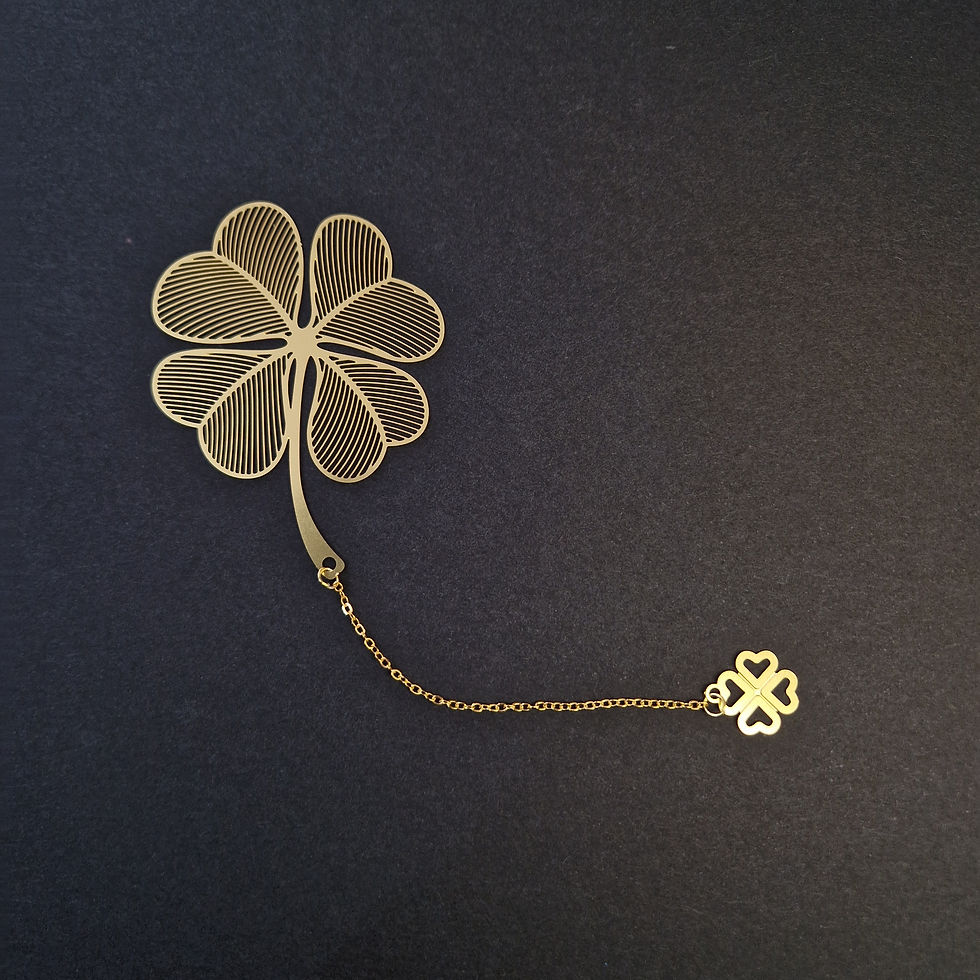 Thumbnail: Bookmark 'golden leaf'