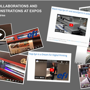 ACE Public Relations helps clients with collaborating with third parties like industry leading EFI and swissqprint.