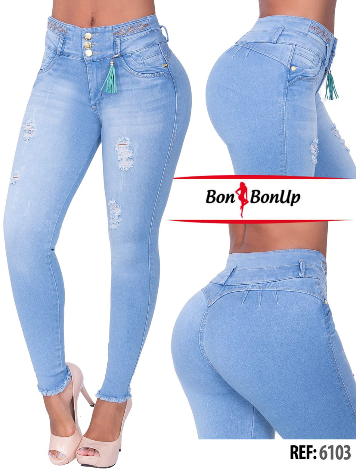 Bon Bon Up Jeans Style 6103