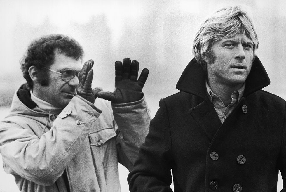 Robert Redford & Sydney Pollack, NYC, 1975
