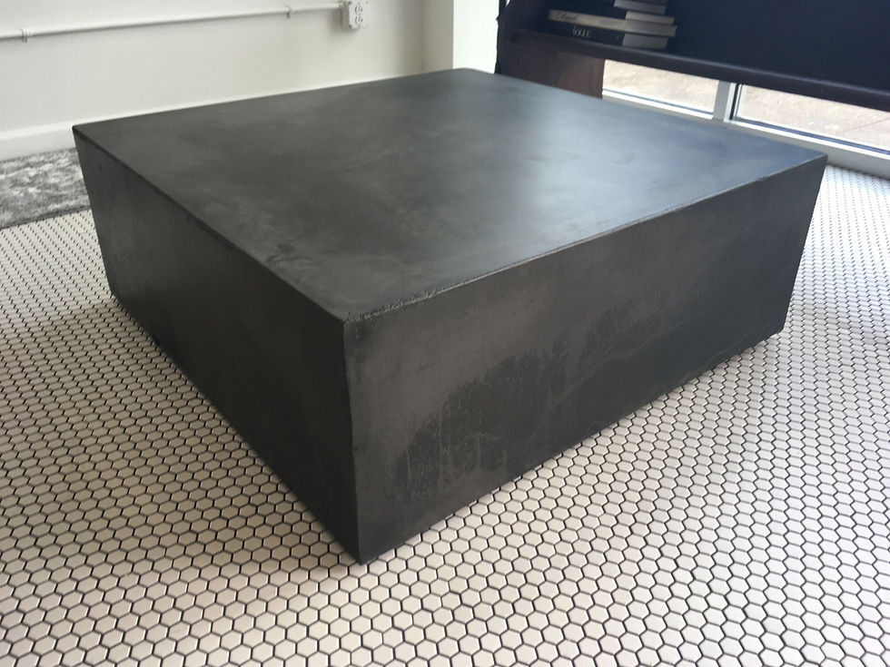Cast Concrete Coffee Table
