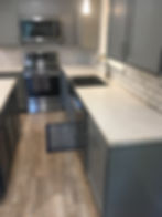 White Marble-look Concrete Countertop