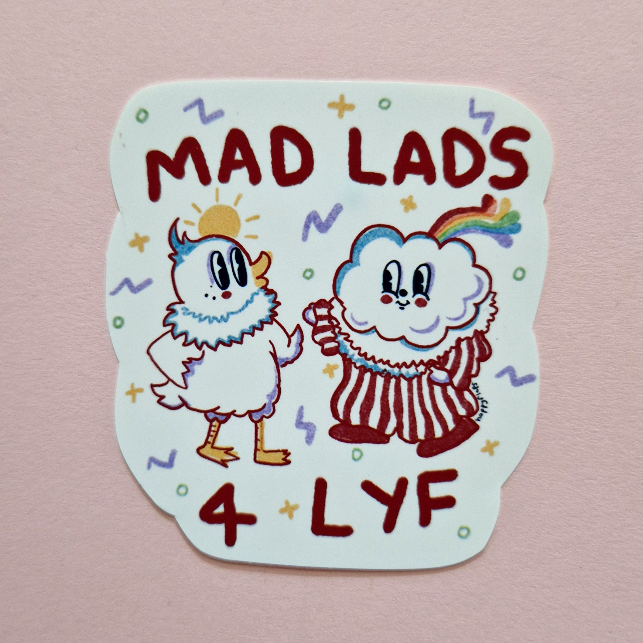 Mad Lads 4 Lyf Sticker